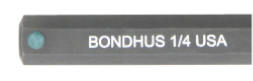 Bondhus 3/8" Socket Bit Hex Ball Driver - 8mm