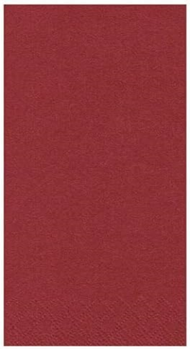 Papstar 84577 250 x Napkins 3-Ply with 1/8 Fold 33 x 33 cm, bordeaux