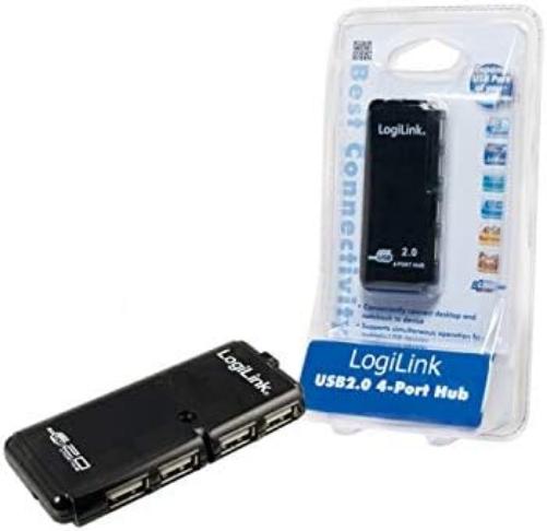 LogiLink USB 2.0 4 Port Mini Bus Powered Hub