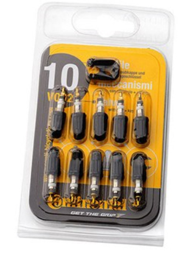 Continental Presta Valve Inserts 10Pcs Black