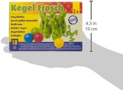 Small Foot - Small Foot - Houten Kikker Kegelen Werpspel 10dlg.