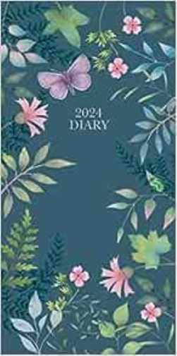 2024 Fashion Diary Floral Bee Slim Diary
