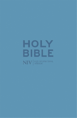 NIV Pocket Cyan Soft-tone Bible with Zip