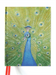Peacock in Blue and Green (Blank Sketch Book)