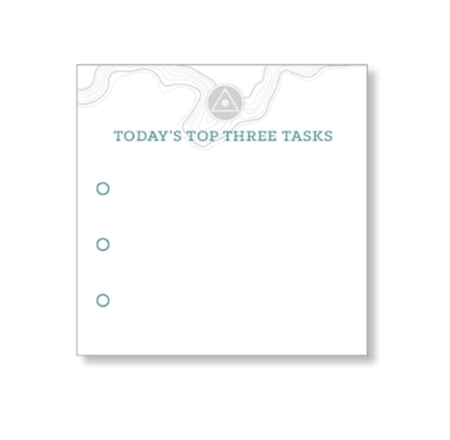 Trigg Stickie Notes: Today's Top Three Tasks