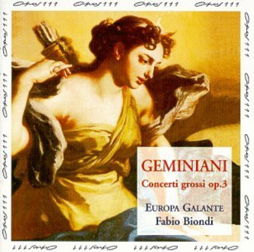 Concerto Grossi Op. 3 (Biondi, Europa Galante)