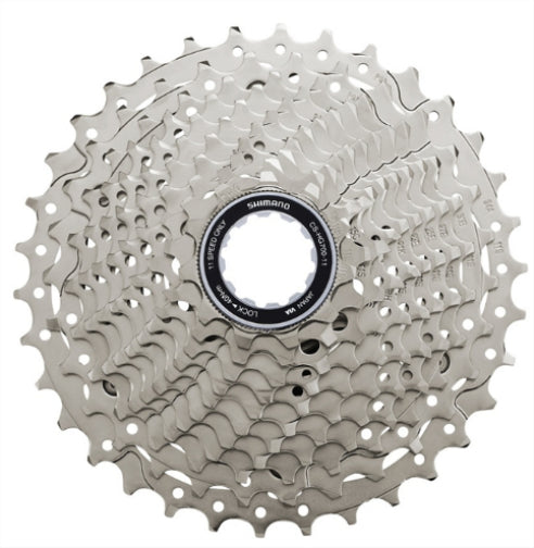 SHIMANO 105 CS-HG700 11-speed cassette, 11-34T One Size,Silver,ICSHG70011134