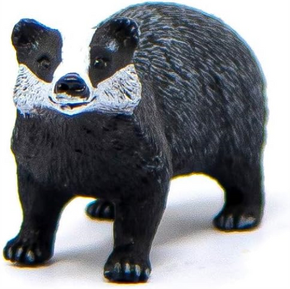 schleich 14842 Dachs, ab 3 Jahren, WILD LIFE - Spielfigur, 8 x 2 x 3 cm