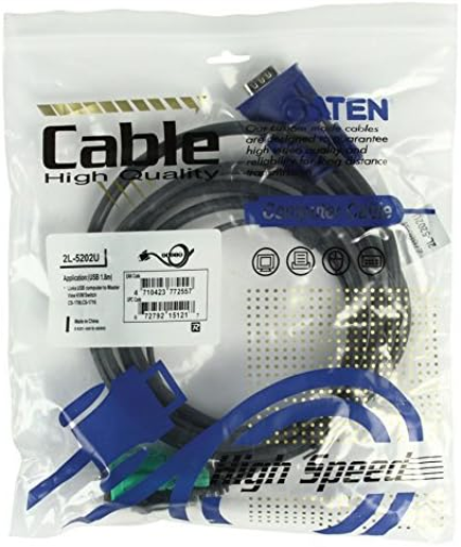 ATEN 2L-5202U - Cable KVM con USB (1,8 m