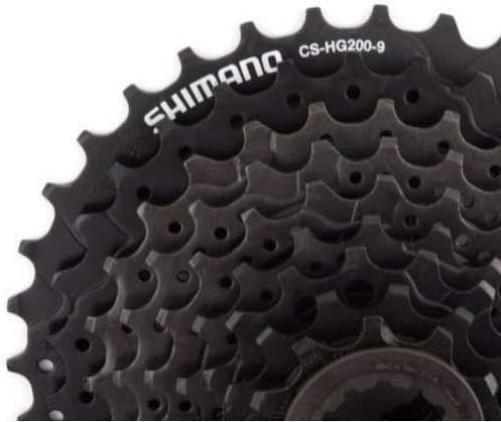 Cassette 9 Speed Cs HG200/11/13/15/17/20/23/26/30/36 Teeth