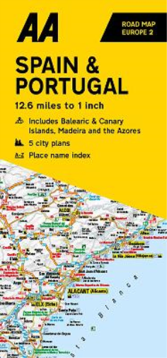 AA Road Map Spain & Portugal