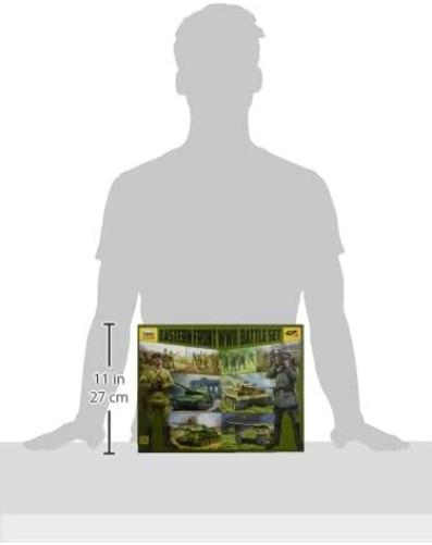 Zvezda 1:72 WWII Battle Set de Frente Oriental, Maqueta de Construcción de Plástico, Kit de Montaje, Réplica Detallada, Multicolor, Talla única (5203