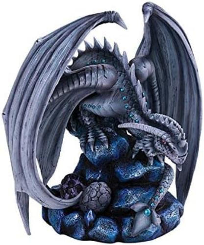 Pacific Giftware Anne Stokes Age of Dragons Rock Dragon with Butterfly Home Tabletop Decorative Resin Figurine