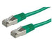 Nilox Cat 6E S/FTP 3M Red Cable Green