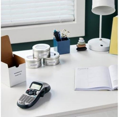 DYMO LetraTag LT-100H Beschriftungsgerät – Silver Edition INKL, Battery (2174577) Brand