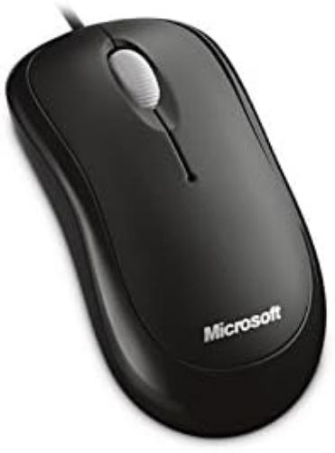 Microsoft Basic Optical Mouse - Black (Business Packaging) Single Black Standard Packaging