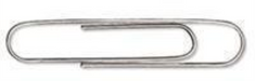 Whitecroft Essentials 33471 32 mm Large Paper Clip (Pack of 250