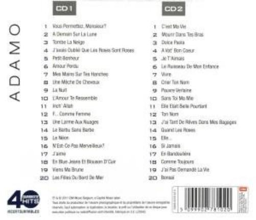 40 Hits Incontournables