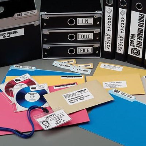 BROTHER Default Category Label Roll, White