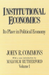 Institutional Economics