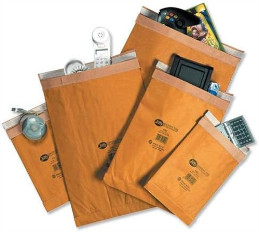 Jiffy Padded Bag Envelopes Mini Pack No.0 Brown 135x229mm Ref JPB-MP-0-10