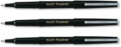Pilot Fineliner - Paquete de 12 Plumas estilográficas