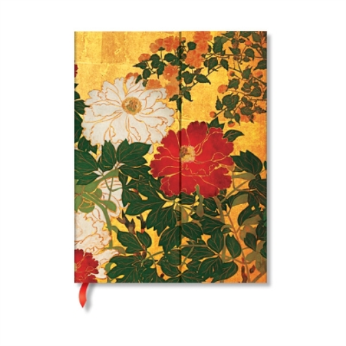 Natsu (Rinpa Florals) Ultra Unlined Hardback Journal (Wrap Closure)