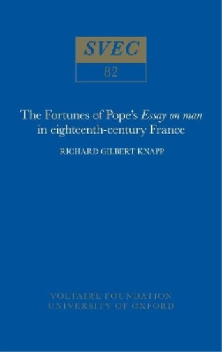 The Fortunes of Pope's 'Essay on man' in 18th-century France