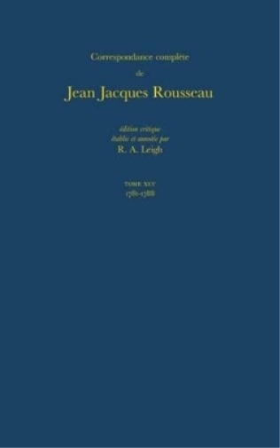 Correspondance complète de Rousseau: T.45