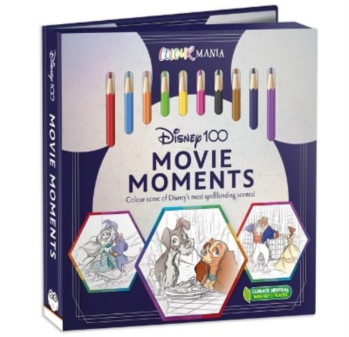 Disney 100: Movie Moments (Colouring Book and Pencil Set
