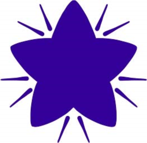 COLOP motivational stamp - Blue star | 147164 | Teacher reward school stamper