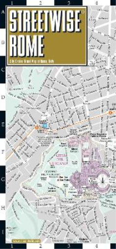 Streetwise Rome Map - Laminated City Center Street Map of Rome, Italy