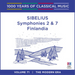 Sibelius: Symphonies 2 & 7/Finlandia: The Modern Era - Volume 71