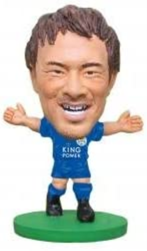 SoccerStarz SOC1081 Leicester Shinji Okazaki Classic Home Kit Figuras