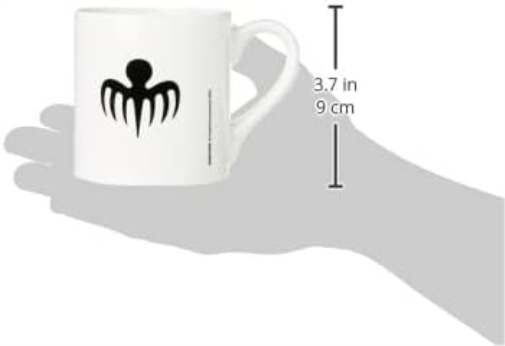 Pyramid Mug, Porcelain, Multi-Colour, 1 Count (Pack of 1