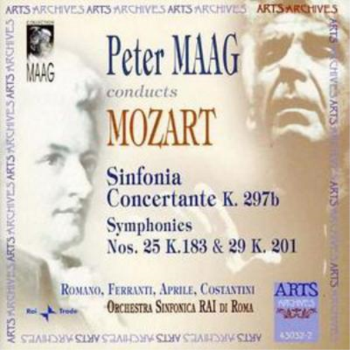 Sinfonia Concertante K297b, Symphonies Nos. 25 and 29 (Maag)
