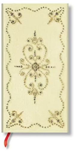 Paperblanks | Hardcover Journal | Buttercream | Lined | Slim (95 × 180 mm) (Shimmering Delights