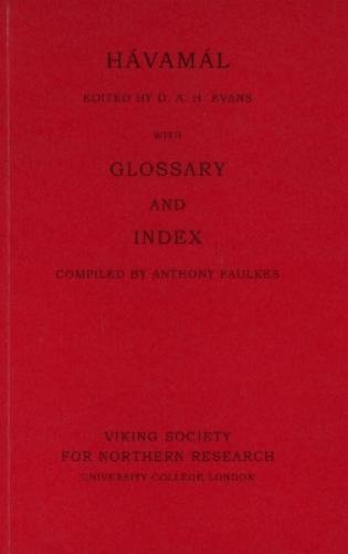 Hávamál with Glossary and Index