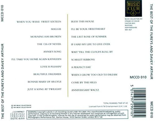 The Best Of The Fureys & Davey Arthur