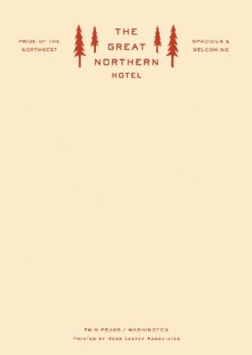Fictional Hotel Notepads: The Great Northern
