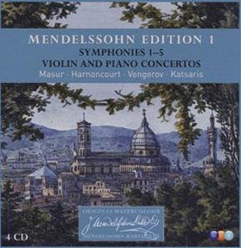Mendelssohn Edition: Symphonies 1-5/Violin and Piano Concertos - Volume 1