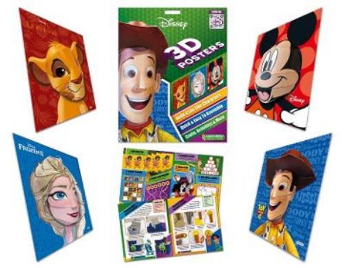 Disney: 3D Posters (Scan the QR code to see how to create your own wall art!