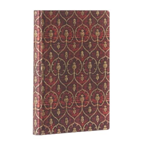Red Velvet Midi Unlined Softcover Flexi Journal (Elastic Band Closure)