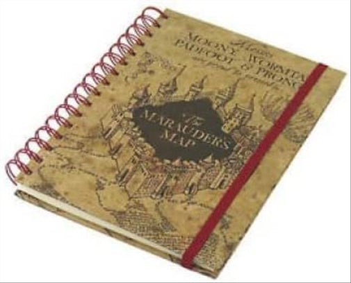 Pyramid International HARRY POTTER A5 Lined Wiro Notebook The Marauders Map - Official Merchandise