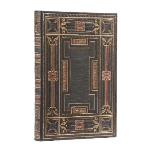 Onyx (Asterales) Mini Lined Hardback Journal (Elastic Band Closure)