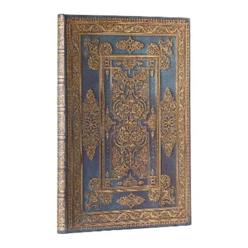 Blue Luxe (Luxe Design) Grande Unlined Hardback Journal (Elastic Band Closure)