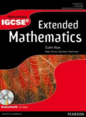 Heinemann IGCSE Extended Mathematics Student Book with Exam Café CD