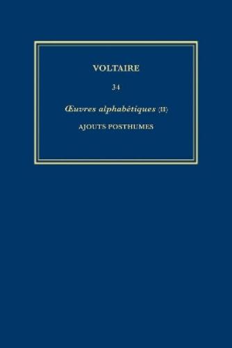 Œuvres complètes de Voltaire (Complete Works of Voltaire) 34