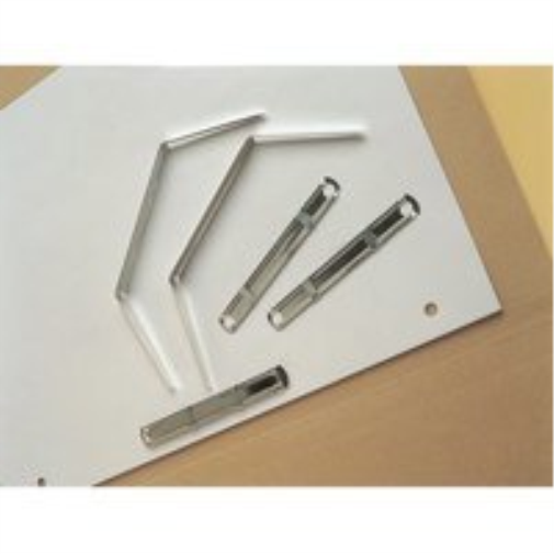 Banner 2 Piece Metal Filing Clip Ref 9280008 Box 50 Two Piece Metal Filing Clips For Storing Punched Papers. 80mm Spacing With 50mm Capacity. Box Of 50.