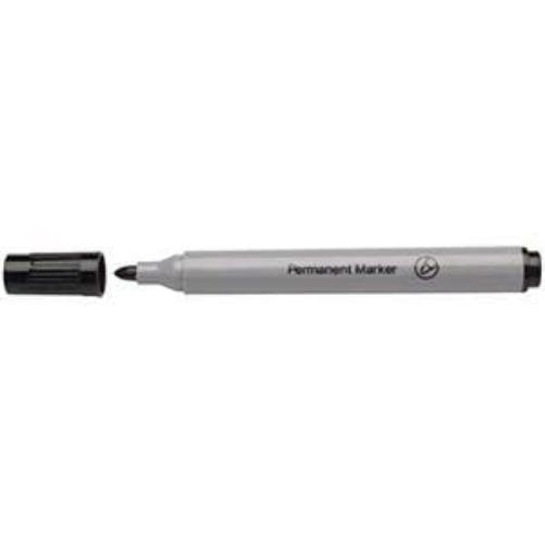 Whitebox Wx26045a Permanent Marker with Bullet Tip - Black